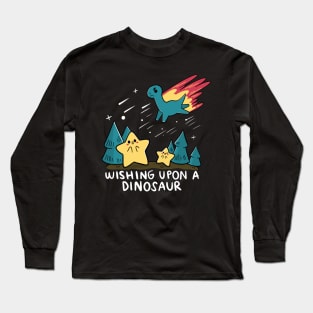 Wishing Upon a Dinosaur Long Sleeve T-Shirt